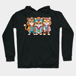 3 Tigers Hoodie